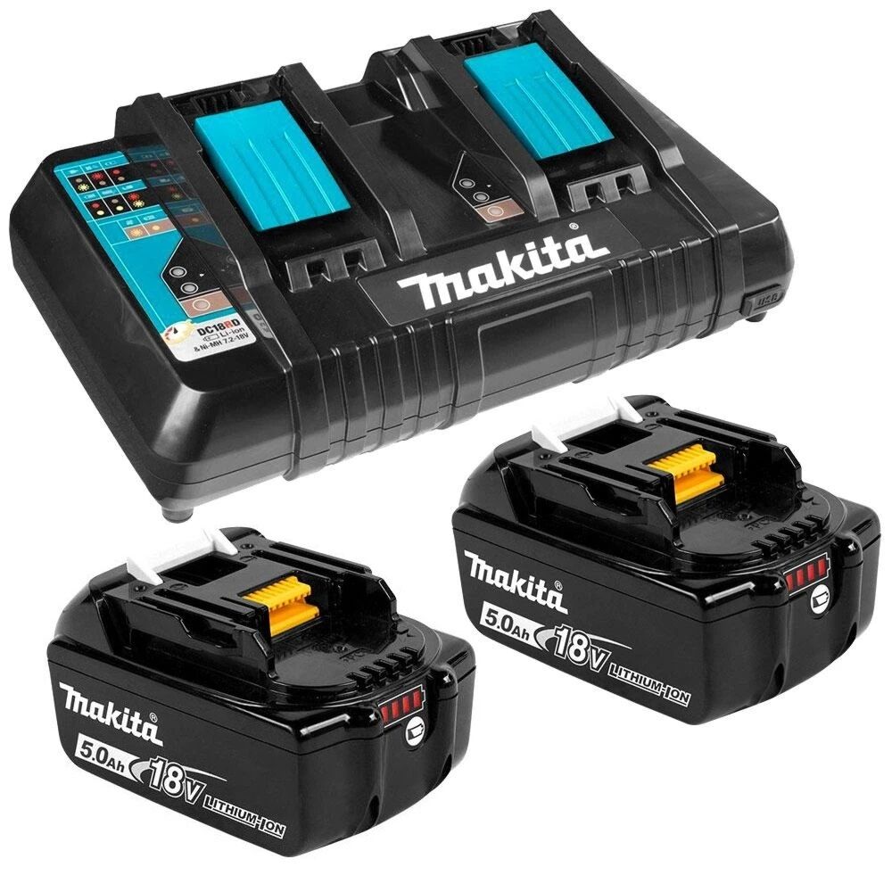 Ensemble de chargeur et batterie 18 V (5 Ah) Makita